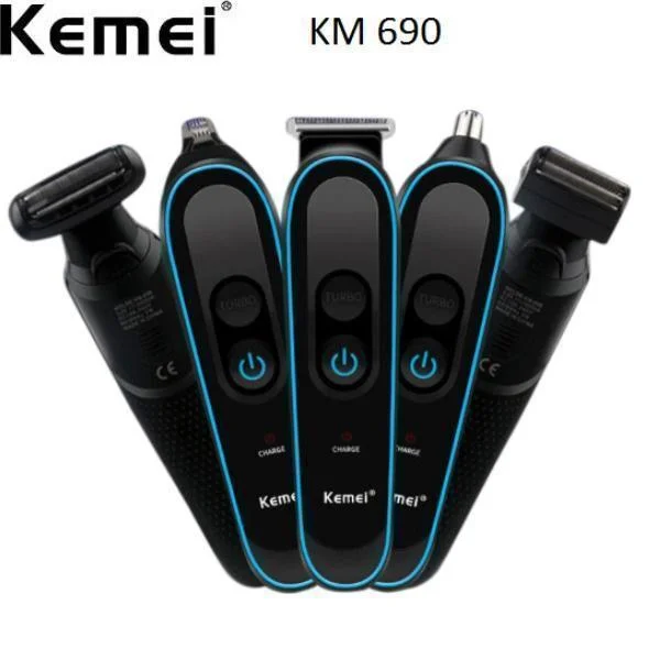 Φωτογραφία προϊόντος: OEM Kemei Επαγγελματικό Σετ Κουρευτικής Μηχανής KM-690 Μαύρο