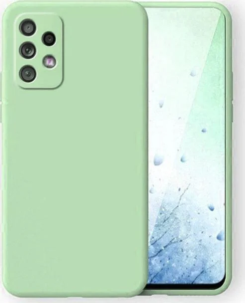 Φωτογραφία προϊόντος: Samsung Galaxy A13 4G LeeWello Silky and Soft Touch Finish Silicone Back Cover Case -Light Green