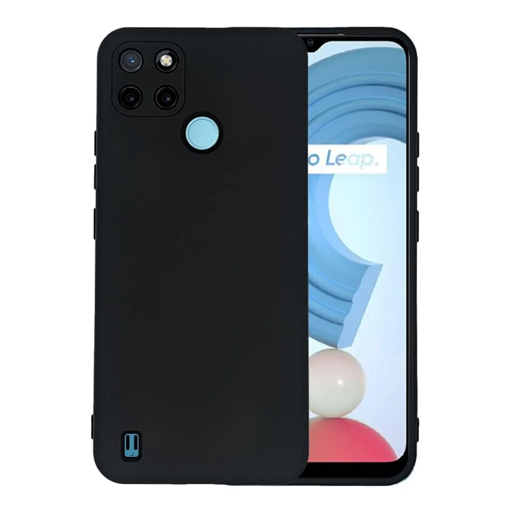 Φωτογραφία προϊόντος: Realme C21Y/C25Y/ TPU Silicone Back Cover Case Μαυρο