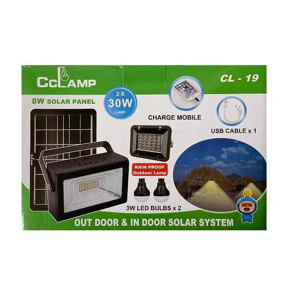 Φωτογραφία προϊόντος: OEM Φακός LED Cclamp CL-19, 30W, ηλιακός, Power bank
