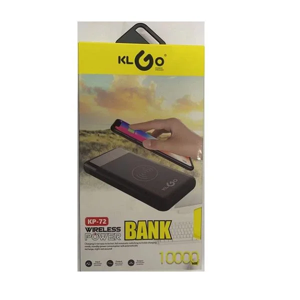 Φωτογραφία προϊόντος: OEM WIRELESS POWER BANK KLGO PK-72 10000MAH Μαύρο