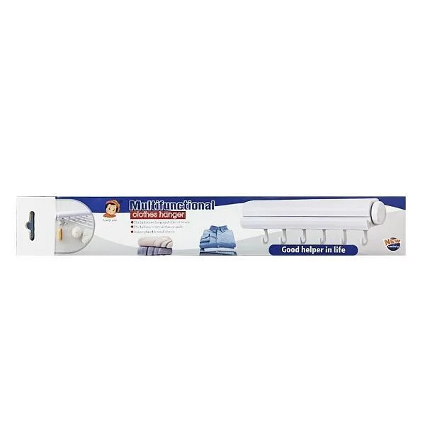Φωτογραφία προϊόντος: OEM Κρεμάστρα Τοίχου Multifunctional Clothes Hanger Πλαστική Λευκή
