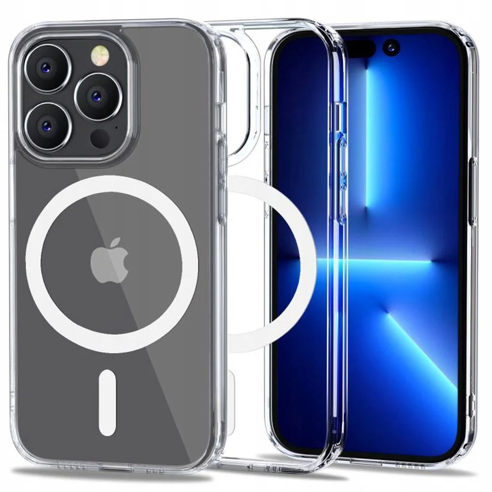 Φωτογραφία προϊόντος: magnetic (Magsafe) Back Cover Σιλικόνης Διάφανο (iPhone 12)- oem