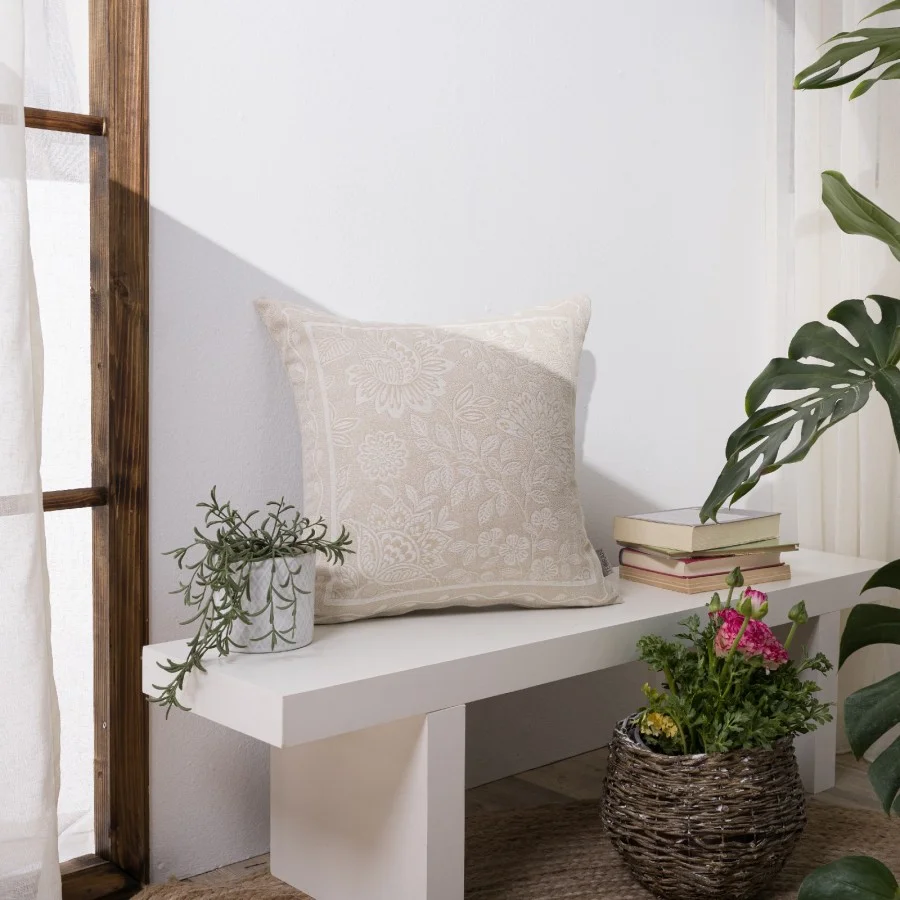 Φωτογραφία προϊόντος: Μαξιλαροθήκη Peony 01 Teoran 45x45cm