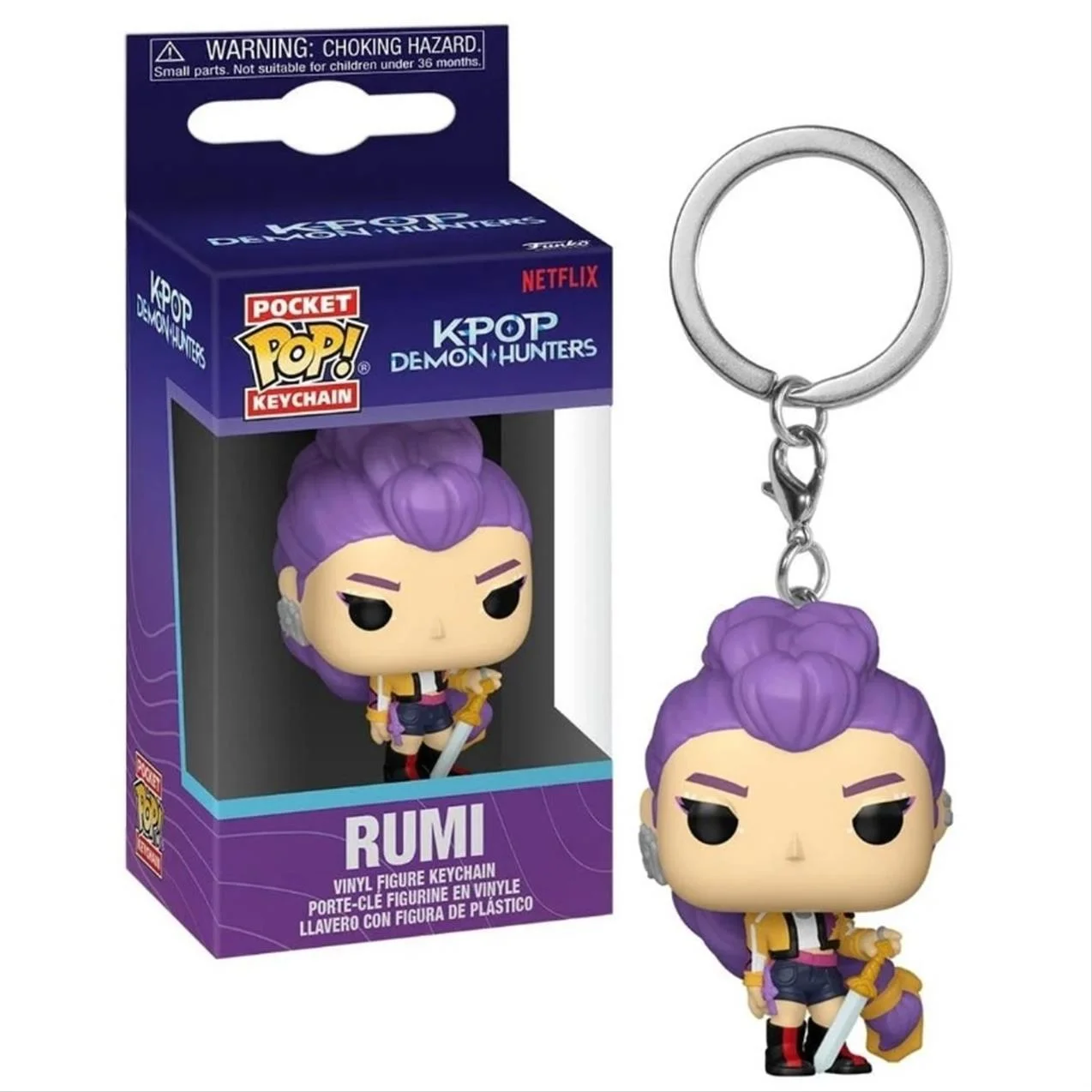 Φωτογραφία προϊόντος: Φιγούρα μπρελόκ Funko Pocket Pop!: K-Pop Demon Hunters - Rumi Keychain