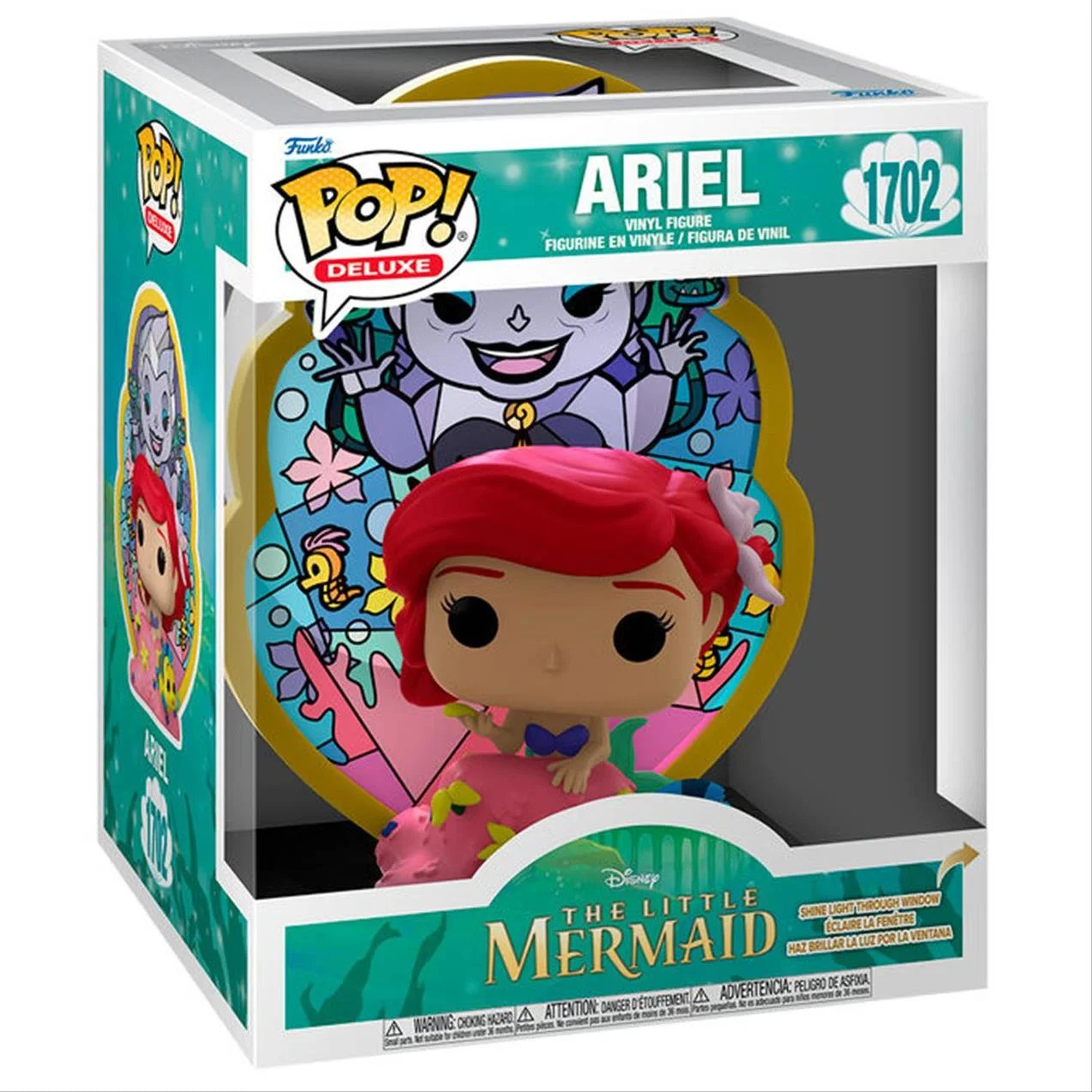 Φωτογραφία προϊόντος: Φιγούρα Funko Pop! Deluxe: Little Mermaid - Ariel (Stained Glass) #1702 Vinyl Figure