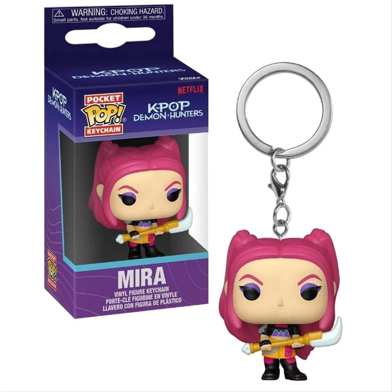 Φωτογραφία προϊόντος: Φιγούρα μπρελόκ Funko Pocket Pop!: K-Pop Demon Hunters - Mira Keychain