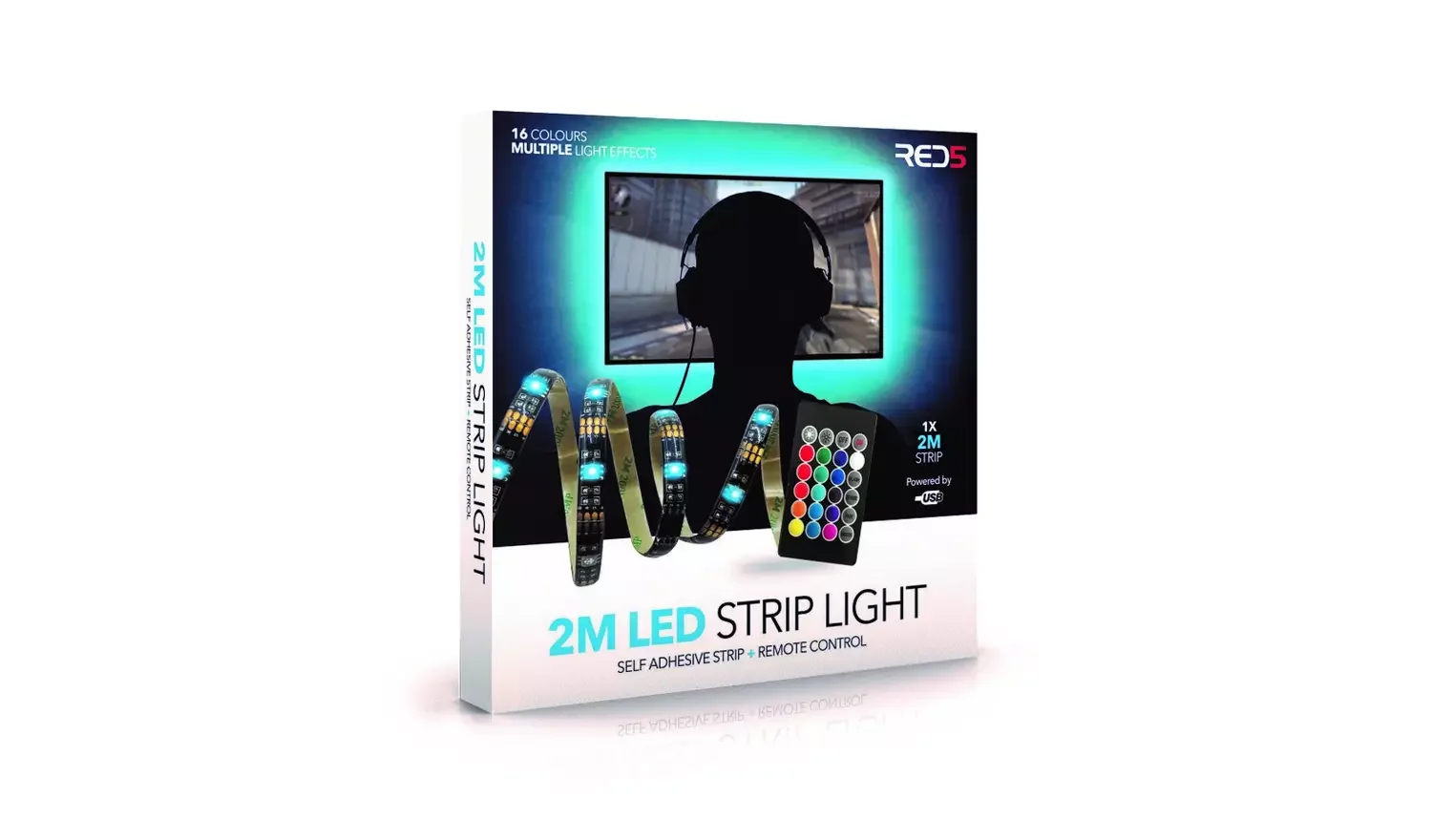 Φωτογραφία προϊόντος: The Source Red5 Led Strip Lights 2M