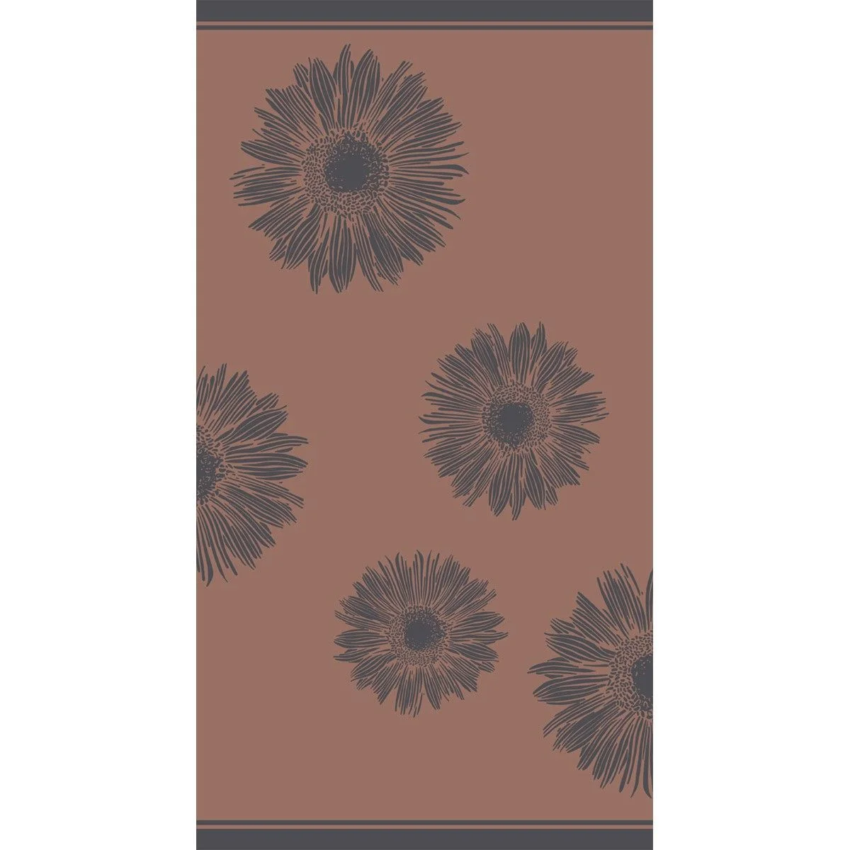 Φωτογραφία προϊόντος: Melinen Home Πετσετα Θαλασσησ Flower Brown (86χ160)