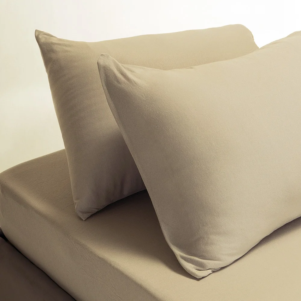 Φωτογραφία προϊόντος: Melinen Home Σεντονι Jersey (σετ 3 Τεμ.) 160χ200+35 Beige