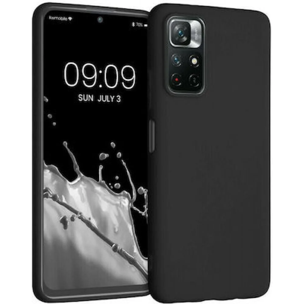 Φωτογραφία προϊόντος: Back Cover Σιλικόνης Μαύρο (Poco M4 Pro 5G)-oem