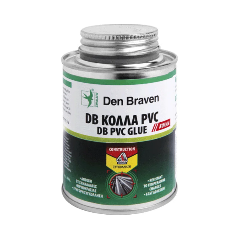Φωτογραφία προϊόντος: Den Braven PVC GLUE Κόλλα Για Σωλήνες PVC 250ml Γκρι - 20128