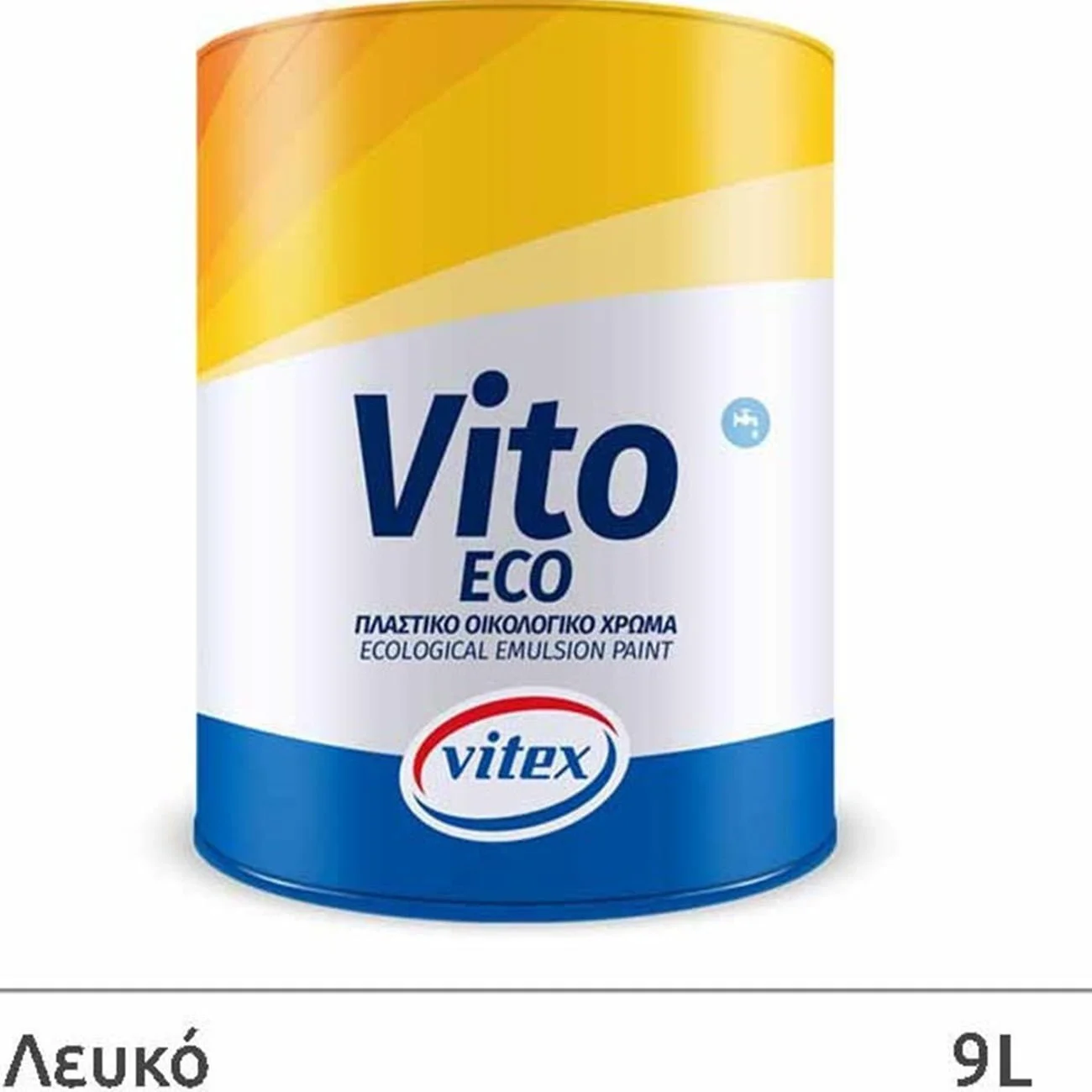 Φωτογραφία προϊόντος: Vitex Vito Eco Οικολογικό Πλαστικό Χρώμα Λευκό 9LT - 6480