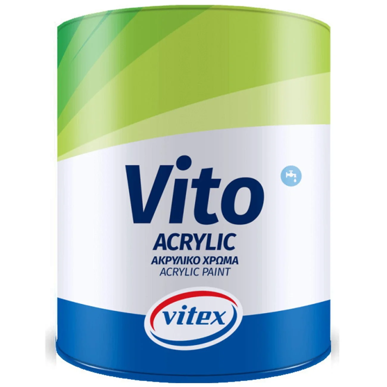Φωτογραφία προϊόντος: Vitex Vito Acrylic Βάση Μ Ακρυλικό Εξωτερικής Χρήσης 980ml Λευκό - 9800