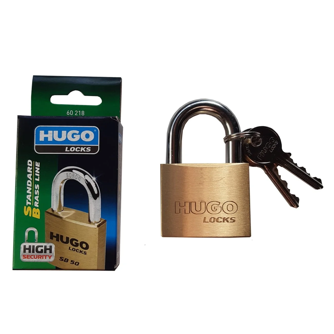 Φωτογραφία προϊόντος: Hugo Locks SB 50 Λουκέτο Ασφαλείας Ορειχάλκινο