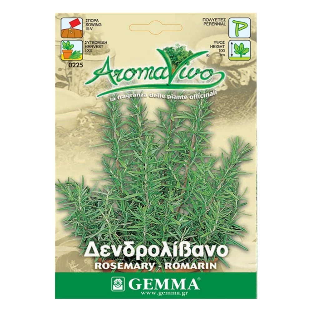 Φωτογραφία προϊόντος: Gemma 0225 Σπόρος Δενδρολίβανου - 0225