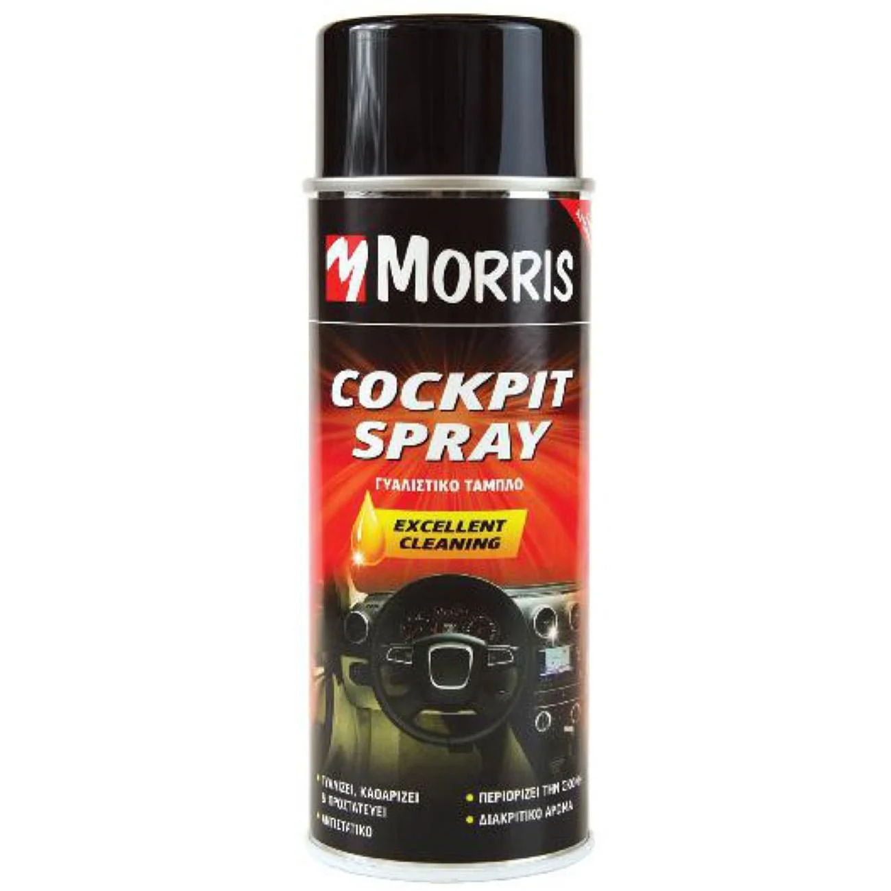 Φωτογραφία προϊόντος: Morris Cockpit Spray Γυαλιστικό Tαμπλό 400ml - 28577