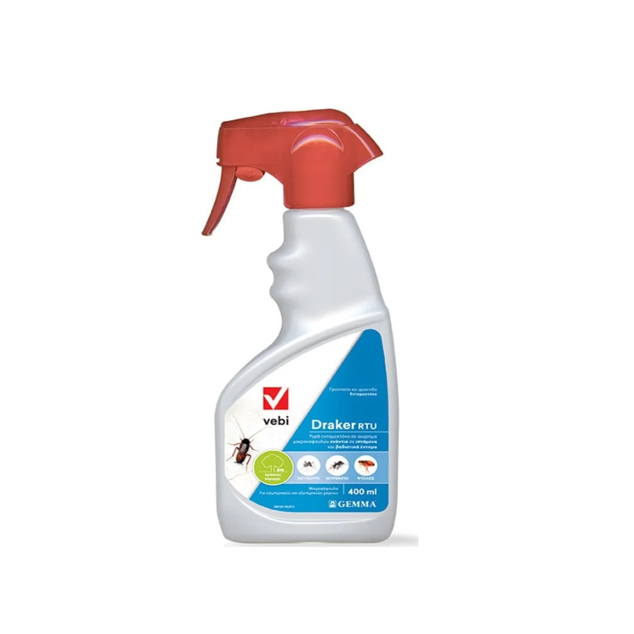 Φωτογραφία προϊόντος: Gemma Draker RTU Εντομοκτόνο 400 ml - 14668