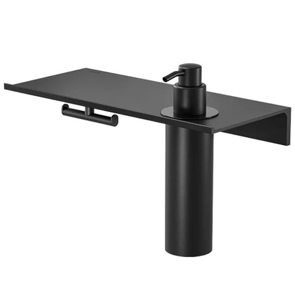 Φωτογραφία προϊόντος: Geesa Εταζέρα με dispenser LEEV Black Matt