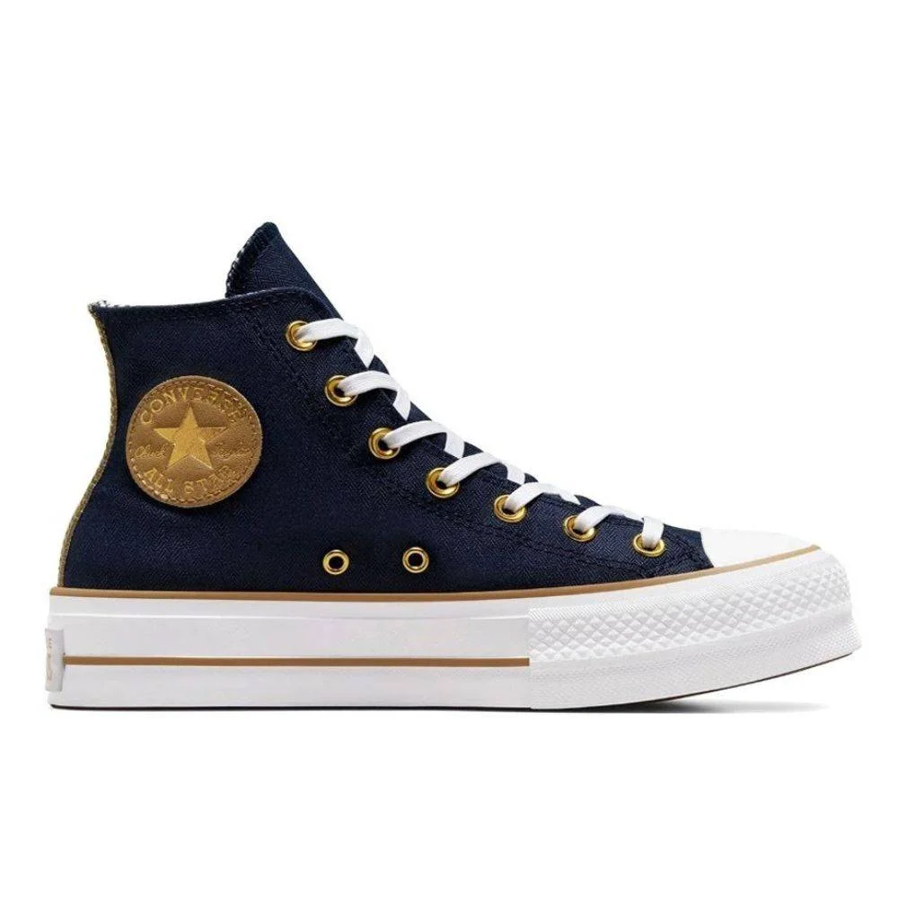 Φωτογραφία προϊόντος: A08860C - CONVERSE ALL STAR LIFT PLATFORM HERRIGBONE STRIPE DENIM