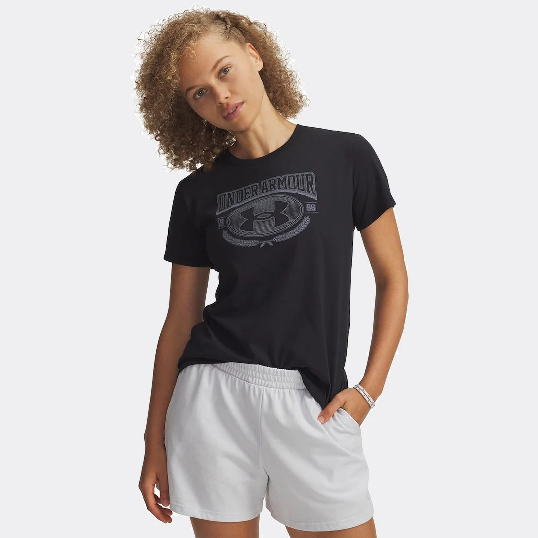 Φωτογραφία προϊόντος: Under Armour W Varsity Ss T-shirt - Black/Grey