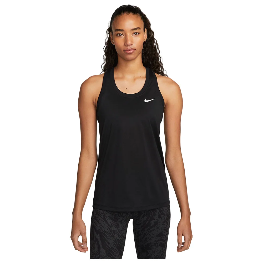 Φωτογραφία προϊόντος: DX0706-010 - NIKE WOMENS DRI-FIT RACERBACK TANK BLACK / WHITE Color