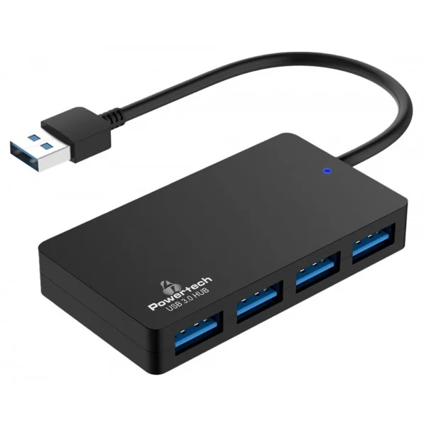Φωτογραφία προϊόντος: POWERTECH USB hub PT-1145, 4x θυρών, 5Gbps, USB σύνδεση, μαύρο