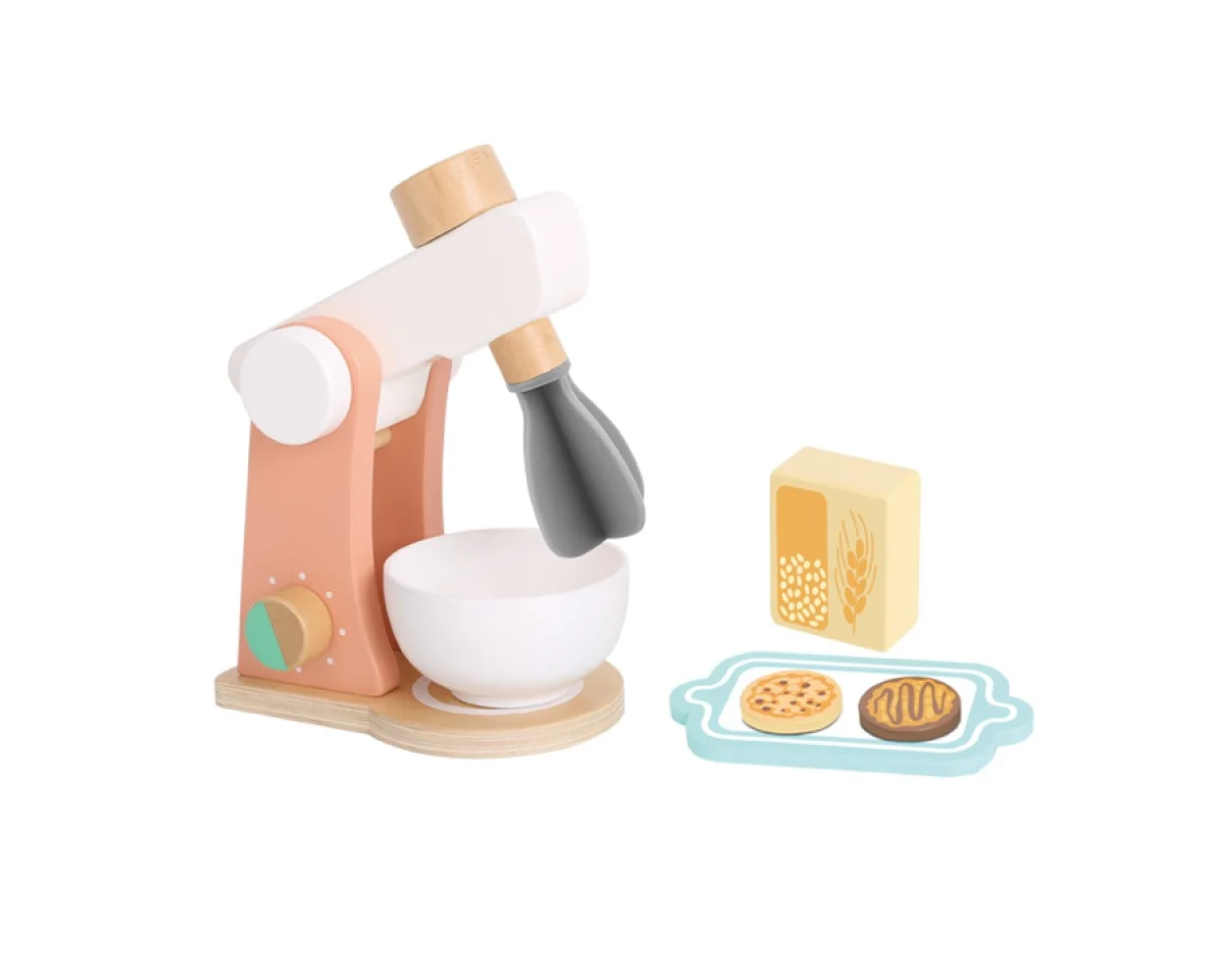 Φωτογραφία προϊόντος: Tooky Toy Ξύλινο σετ μίξερ