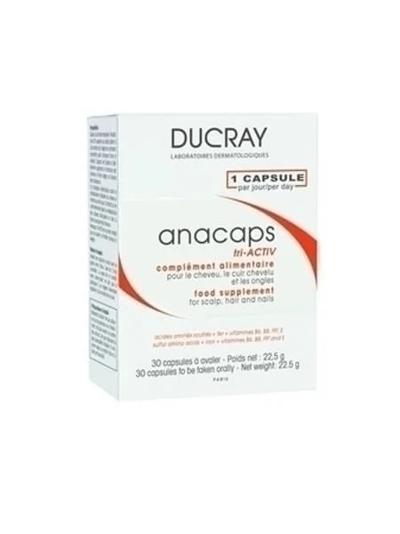 Φωτογραφία προϊόντος: Ducray Anacaps Tri-Activ Food Supplement, 30 caps