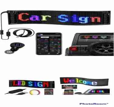 Φωτογραφία προϊόντος: Flexible LED car screen small