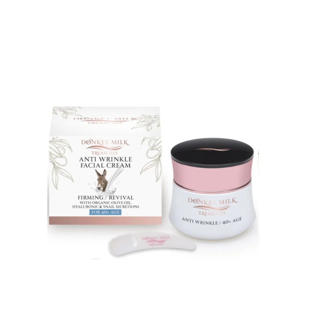 Φωτογραφία προϊόντος: DONKEY MILK ANTI-WRINKLE FACIAL SNAIL SECRETIONS/ FIRMING 50ml