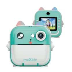 Φωτογραφία προϊόντος: MAXLIFE KIDS DIGITAL PRINTING CAMERA παιδική φωτογραφική μπλε