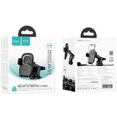 Φωτογραφία προϊόντος: Car phone holder induction Hoco 15W center console HW32 black