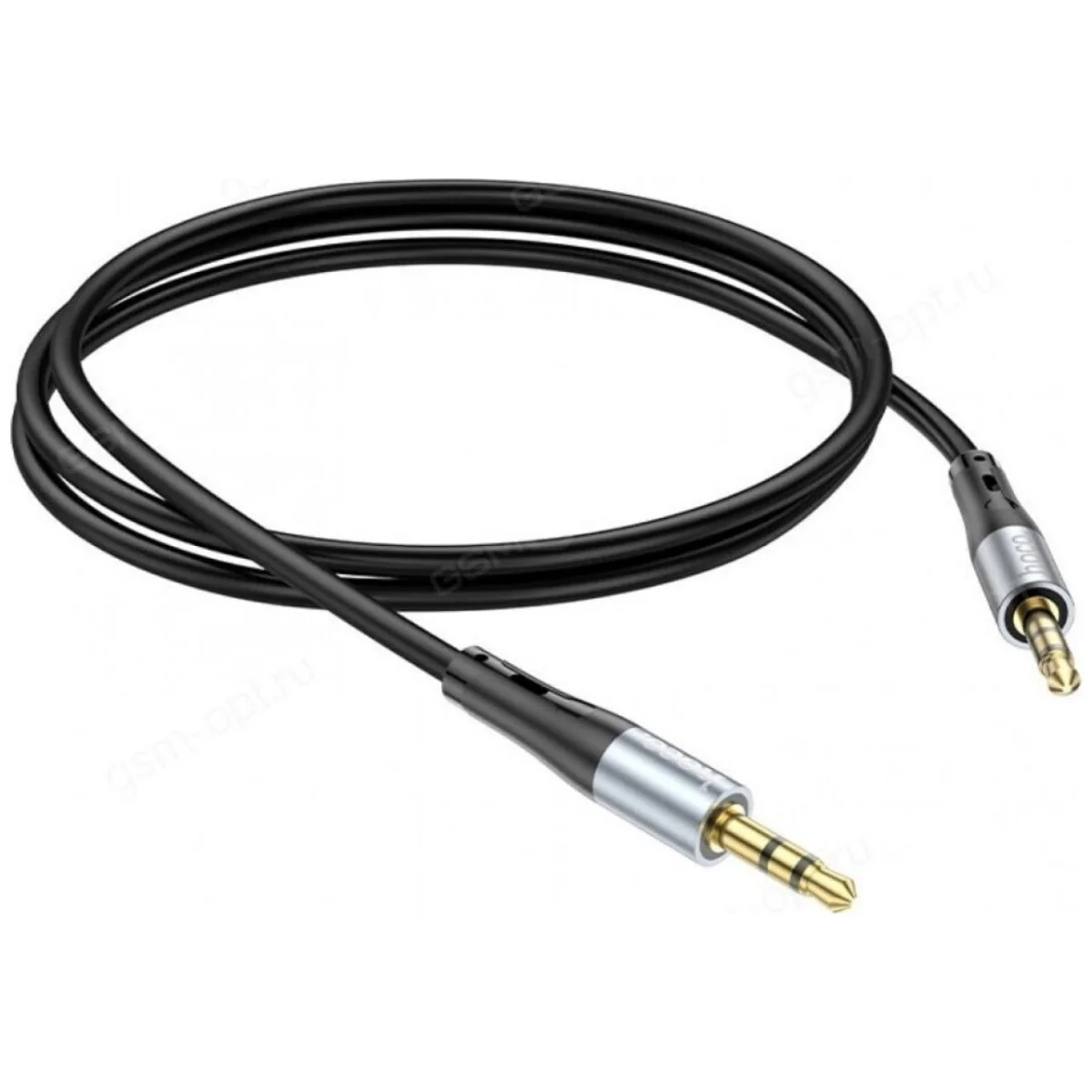 Φωτογραφία προϊόντος: Cable AUX Jack 3,5 mm to Jack 3,5 mm Hoco 1 m UPA22 black