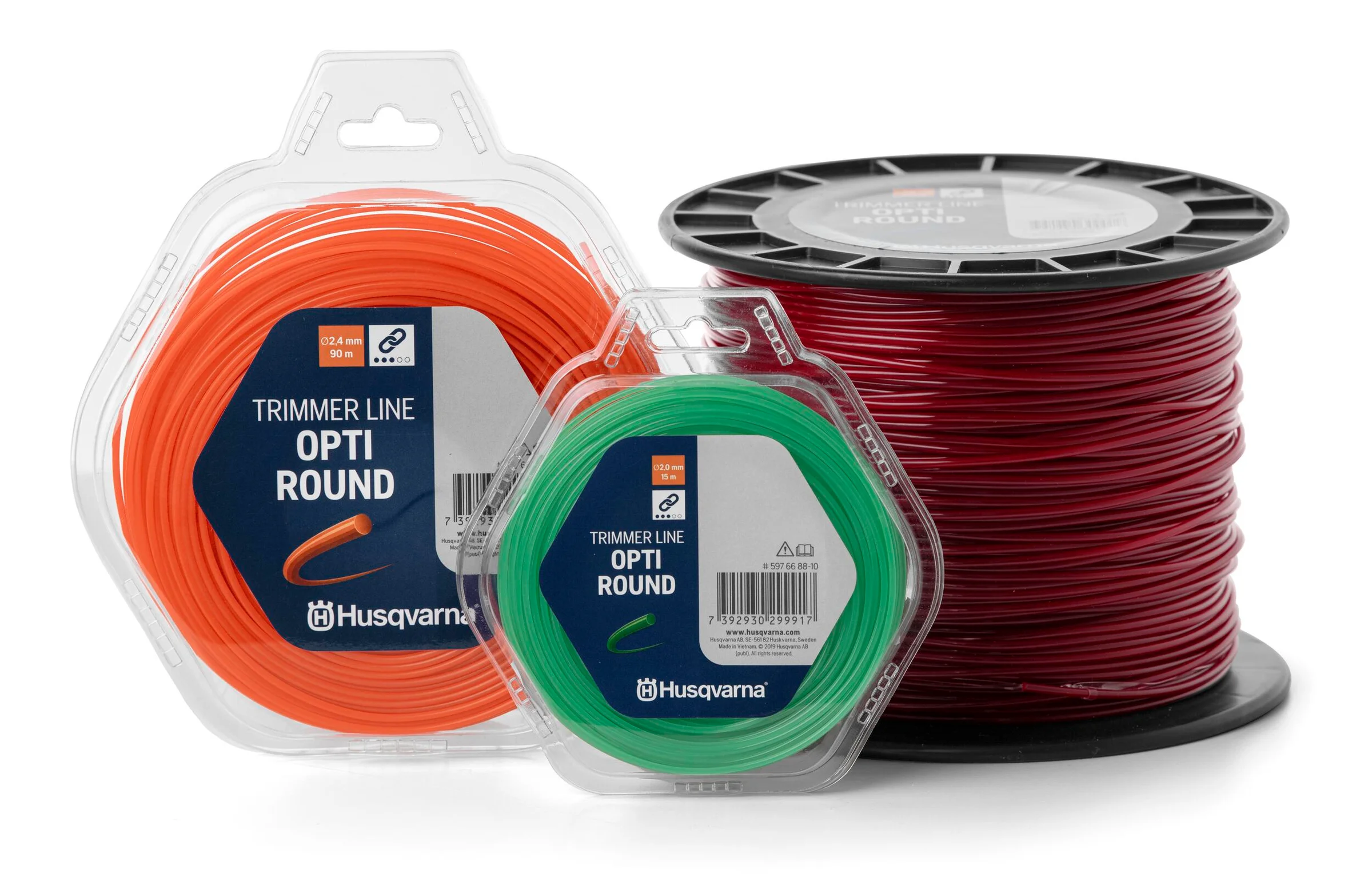Φωτογραφία προϊόντος: Μεσινέζα Husqvarna Opti Round 2.4mm / 90M