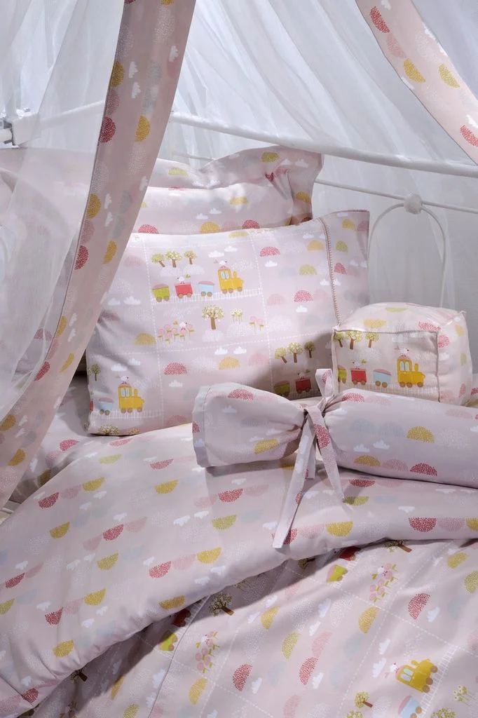 Φωτογραφία προϊόντος: Κουνουπιέρα Bebe DOWN TOWN Cotton-Satin ΣΧ.123 Patch Train
