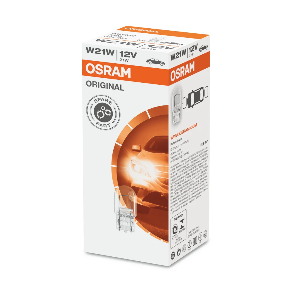 Φωτογραφία προϊόντος: Λάμπα αυτοκινήτου OSRAM W21W 7505 (1 τεμάχιο)