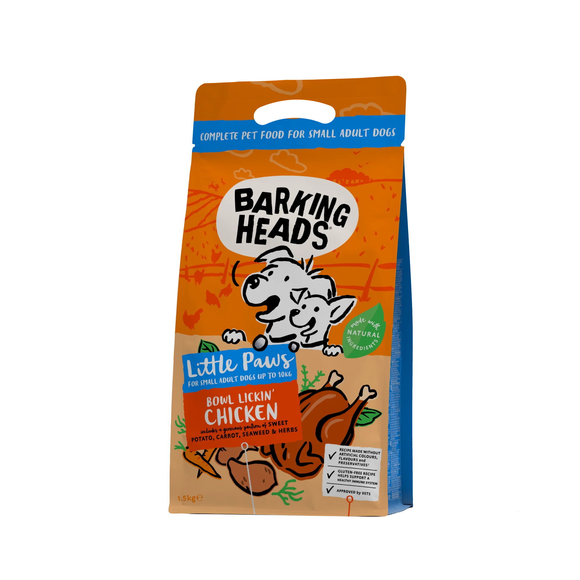 Φωτογραφία προϊόντος: Barking Heads Bowl Lickin' Chicken Small Breed Grain Free 1.5kg
