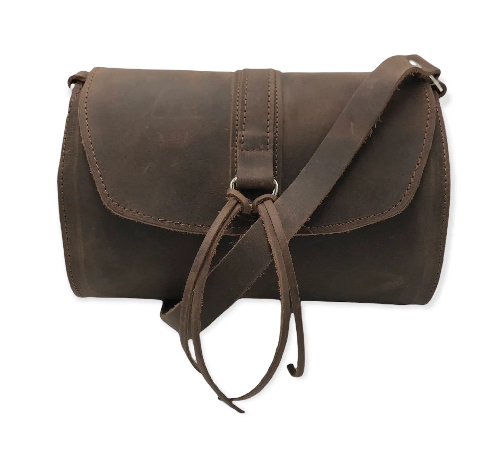 Φωτογραφία προϊόντος: OEM Indiana crossbody leather bag / brown