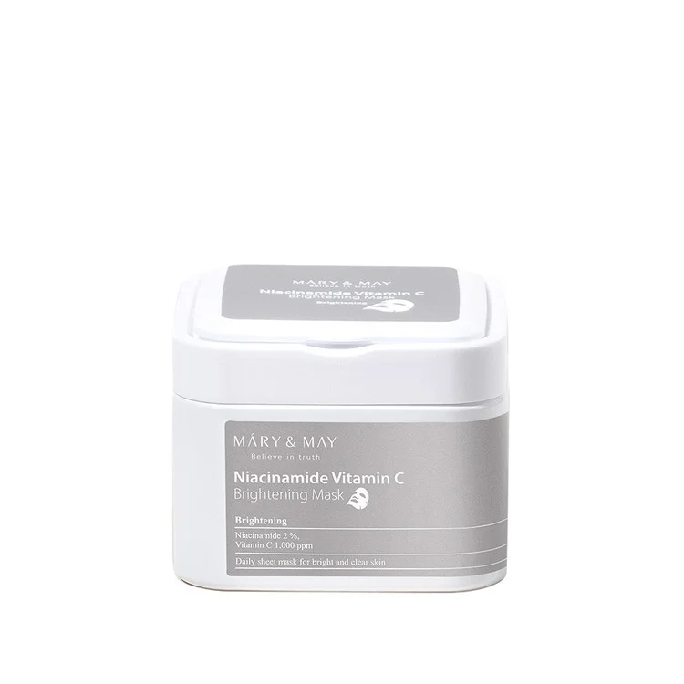 Φωτογραφία προϊόντος: ΟΕΜ MARY+MAY Niacinamide Vitamin C Brightening Face Mask Λάμψης 30τεμ