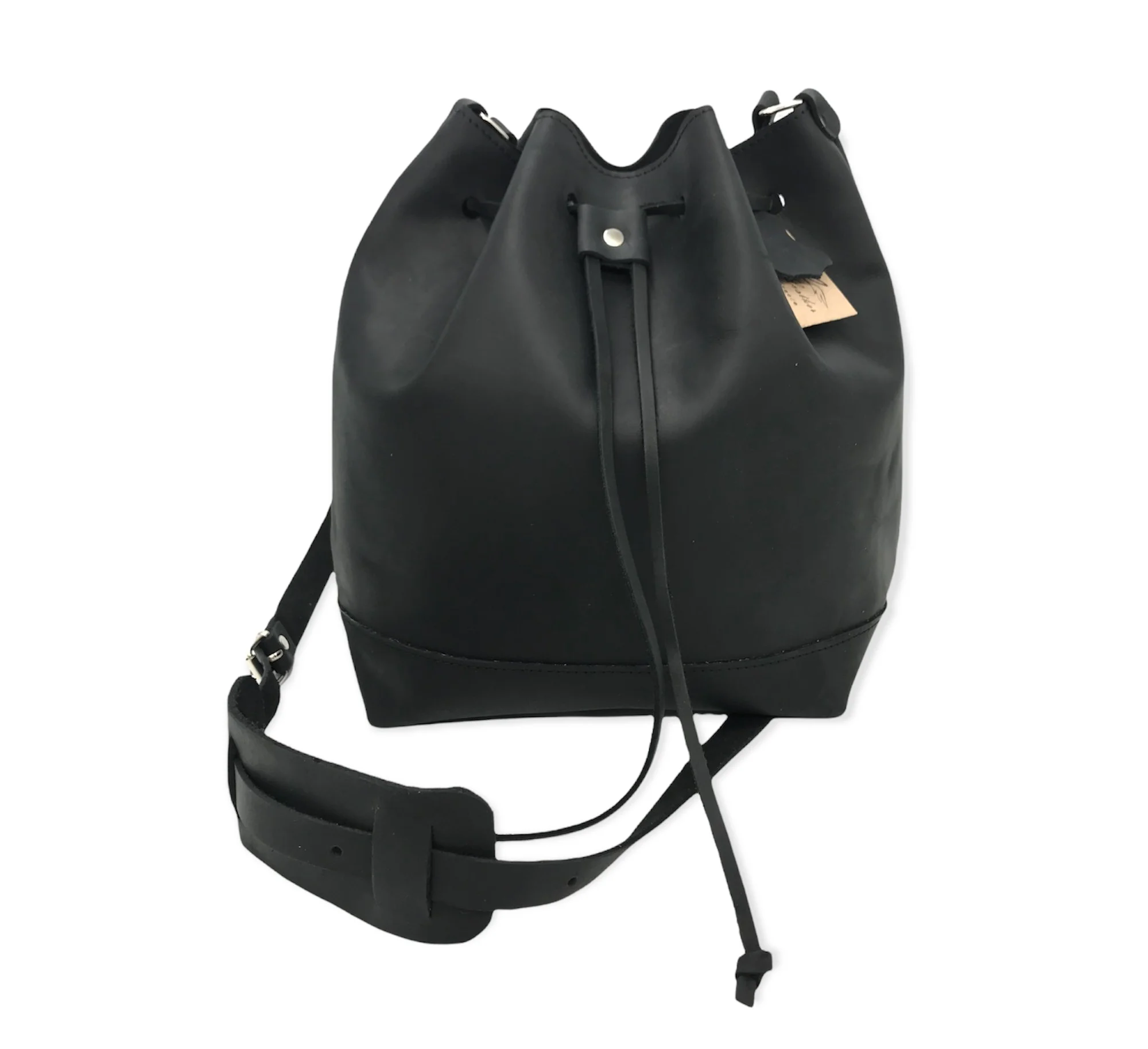 Φωτογραφία προϊόντος: OEM Pouch crossbody leather bag / black