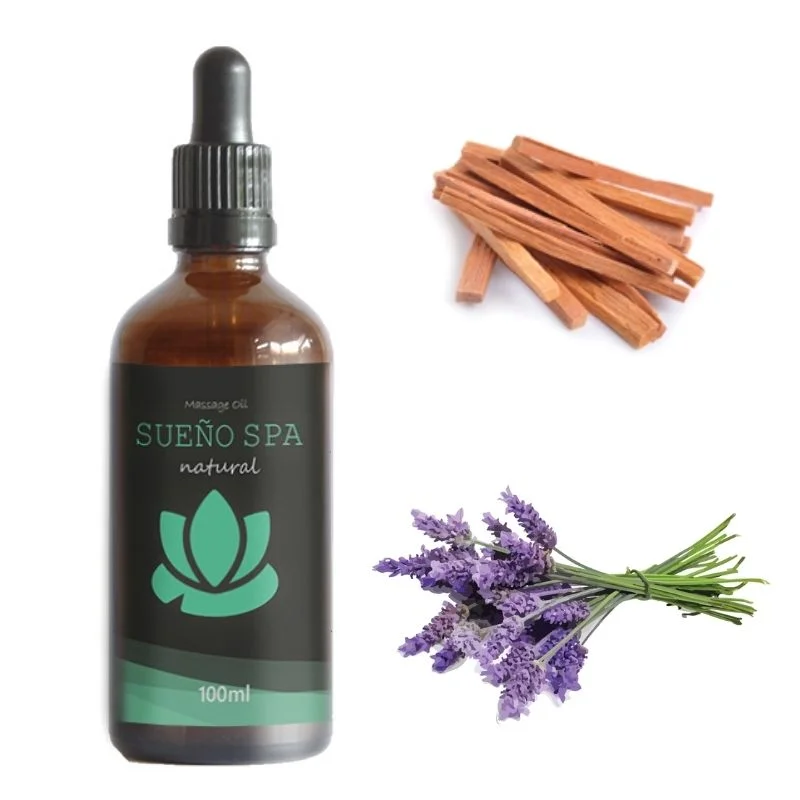 Φωτογραφία προϊόντος: Sueño Spa Moisturizing Massage Body Oil Λάδι Σώματος Λεβάντα + Σανταλόξυλο Αφροδισιακό + Χαλάρωση 100ml