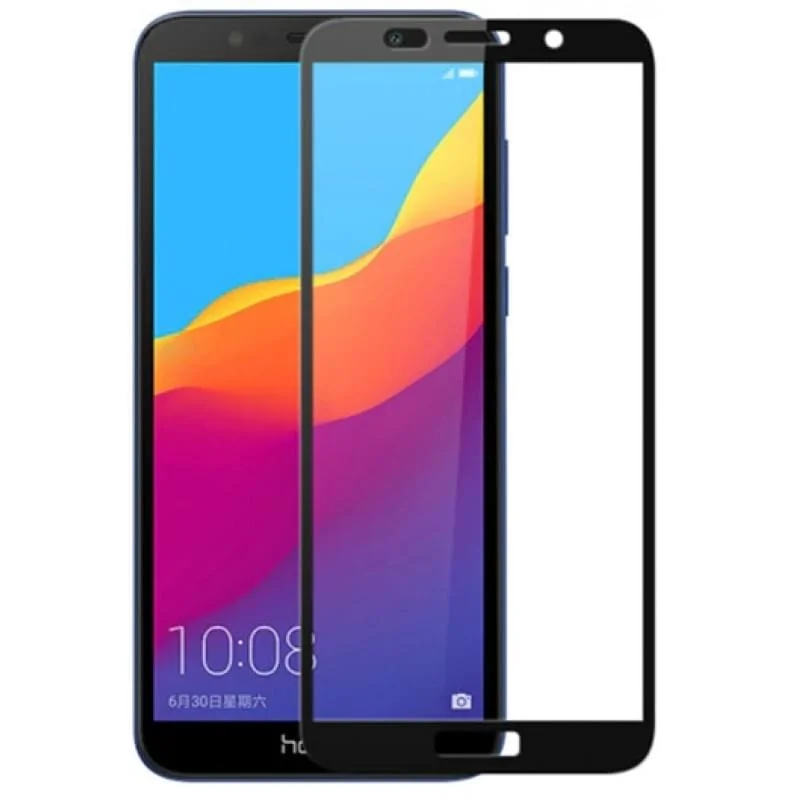 Φωτογραφία προϊόντος: Ηuawei Y5 2018/Honor 7s - Full 3D Cover Tempered Glass - Μαυρο (oem)