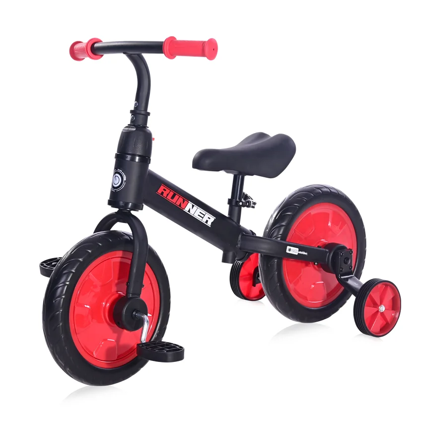 Φωτογραφία προϊόντος: LORELLI - BALANCE BIKE RUNNER 2 IN 1 BLACK+RED - 10410030008