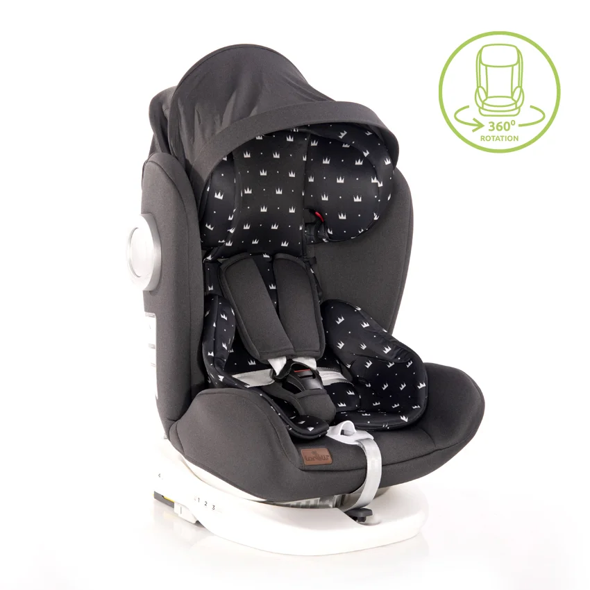 Φωτογραφία προϊόντος: LORELLI - CAR SEAT LUSSO SPS ISOFIX 0-36 KG BLACK CROWNS - 10071112013R