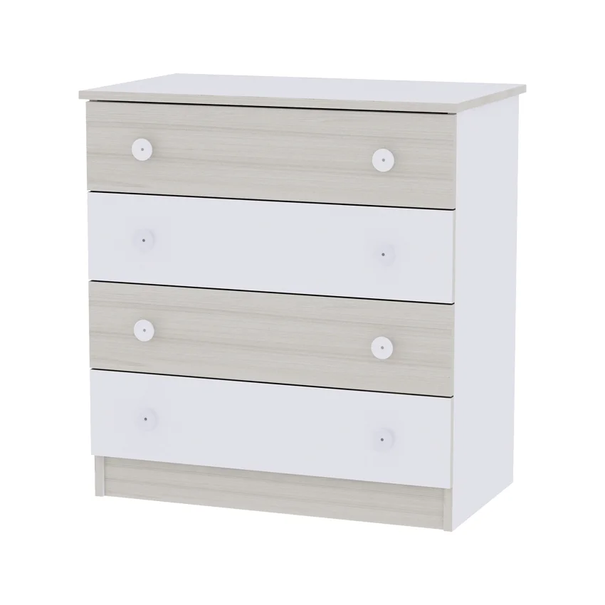 Φωτογραφία προϊόντος: LORELLI - DRESSER NEW WHITE/LIGHT OAK - 10170070036А