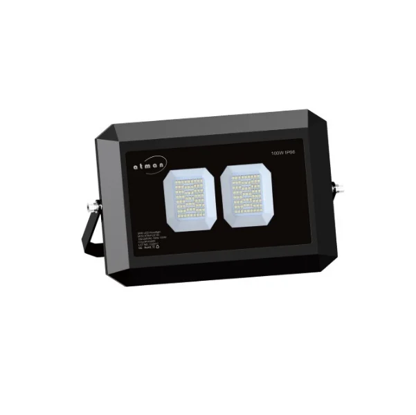 Φωτογραφία προϊόντος: Προβολέας Led SMD 100W 11000LM 230V Super Slim Σειρά K Θερμό 3000K