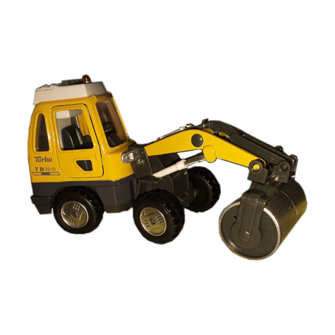 Φωτογραφία προϊόντος: 12107 Goki Vehicle Sonic Machine Οδοστρωτήρας με φως και ήχο κίτρινο