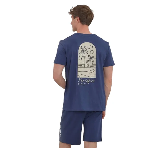 Φωτογραφία προϊόντος: Malibu Ανδρικό T-shirt Jake 1172540000 Μπλε