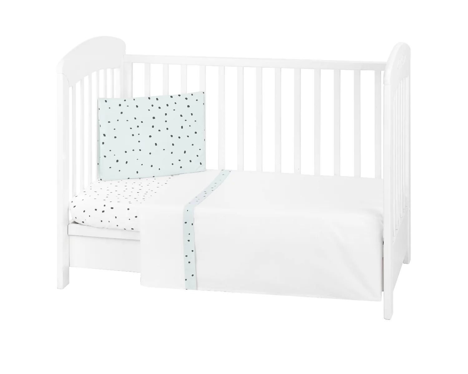 Φωτογραφία προϊόντος: Kikka Boo - Bedding set 3pcs EU Style 70/140 Bear with me Mint - 41101030150